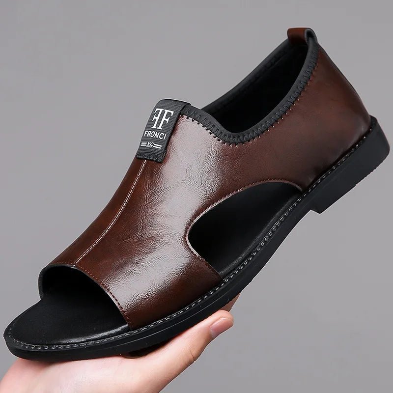 Sandales Homme en Simili Cuir "Le Spartiate" - Restaur Cuirs