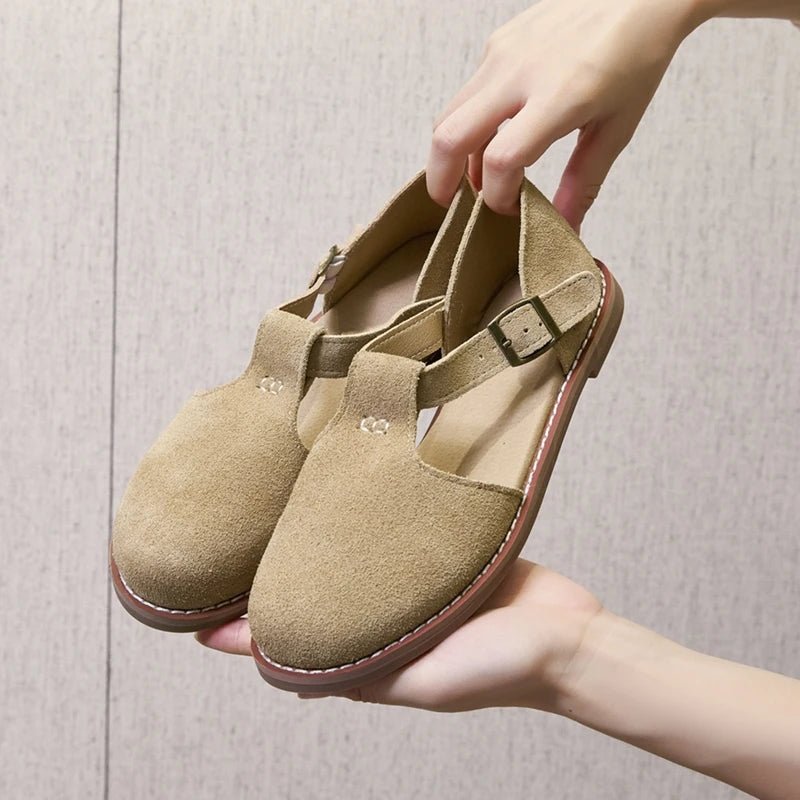 Sandales plates cuir femme "La Spartiate Chic" - Restaur Cuirs