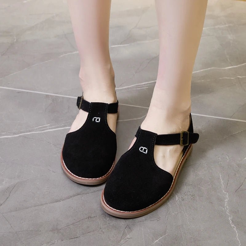 Sandales plates cuir femme "La Spartiate Chic" - Restaur Cuirs