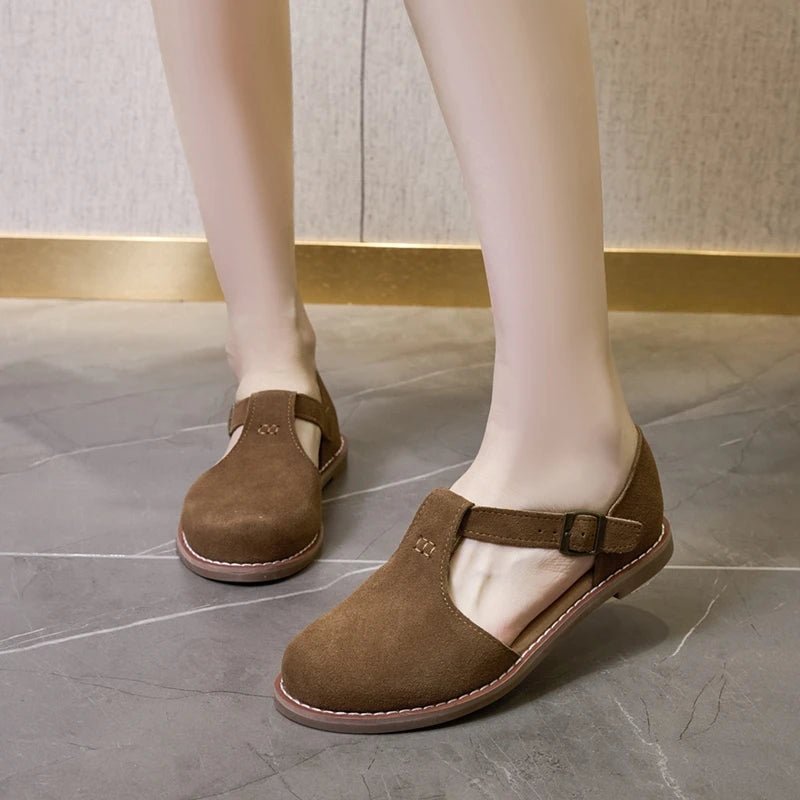 Sandales plates cuir femme "La Spartiate Chic" - Restaur Cuirs