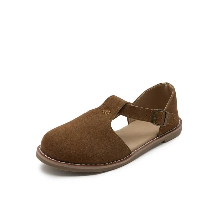 Sandales plates cuir femme "La Spartiate Chic" - Restaur Cuirs
