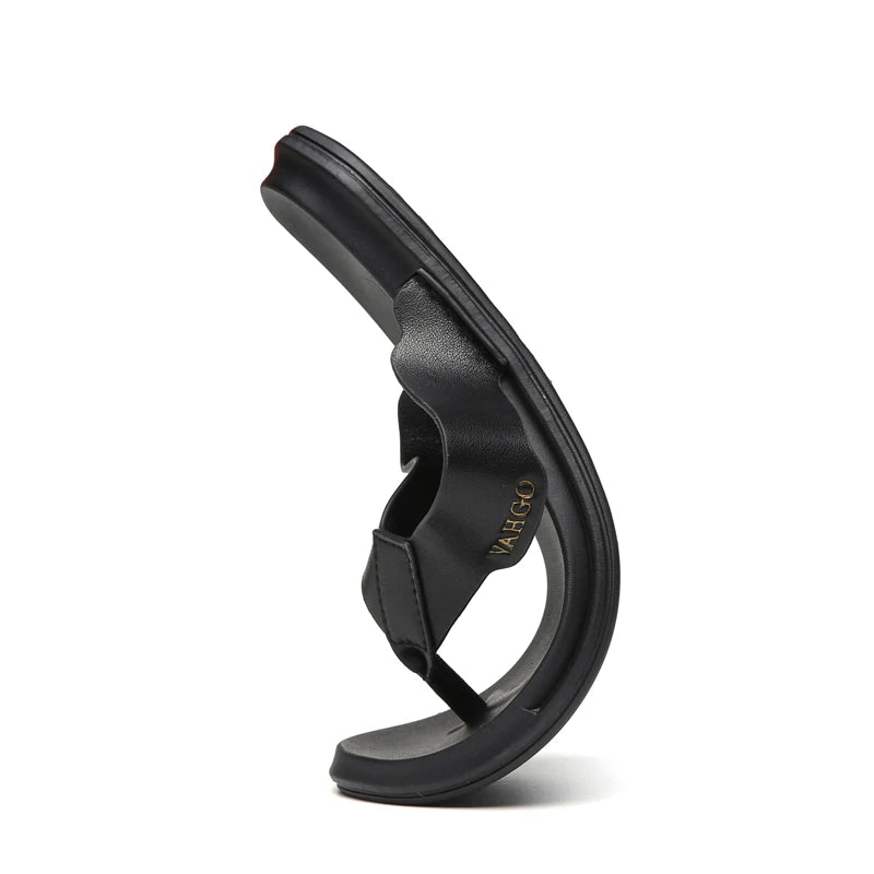 Tong cuir pour homme "L'Excellence" - Restaur Cuirs