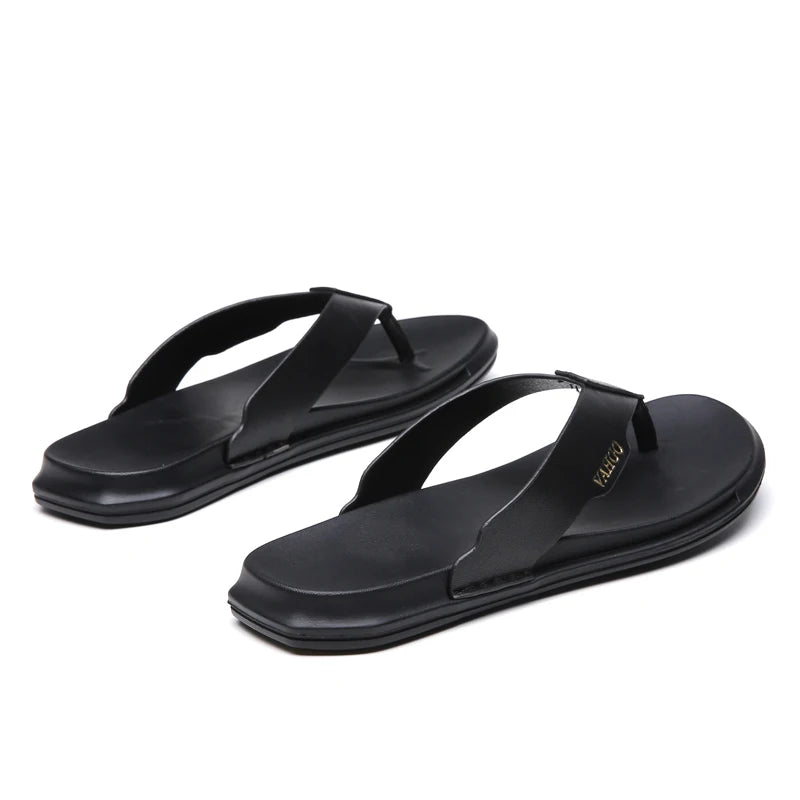 Tong cuir pour homme "L'Excellence" - Restaur Cuirs