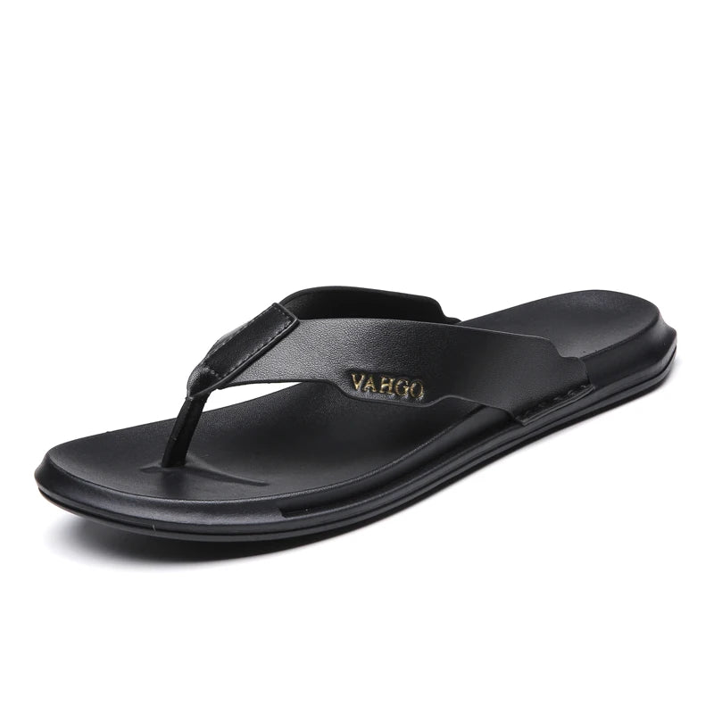 Tong cuir pour homme "L'Excellence" - Restaur Cuirs