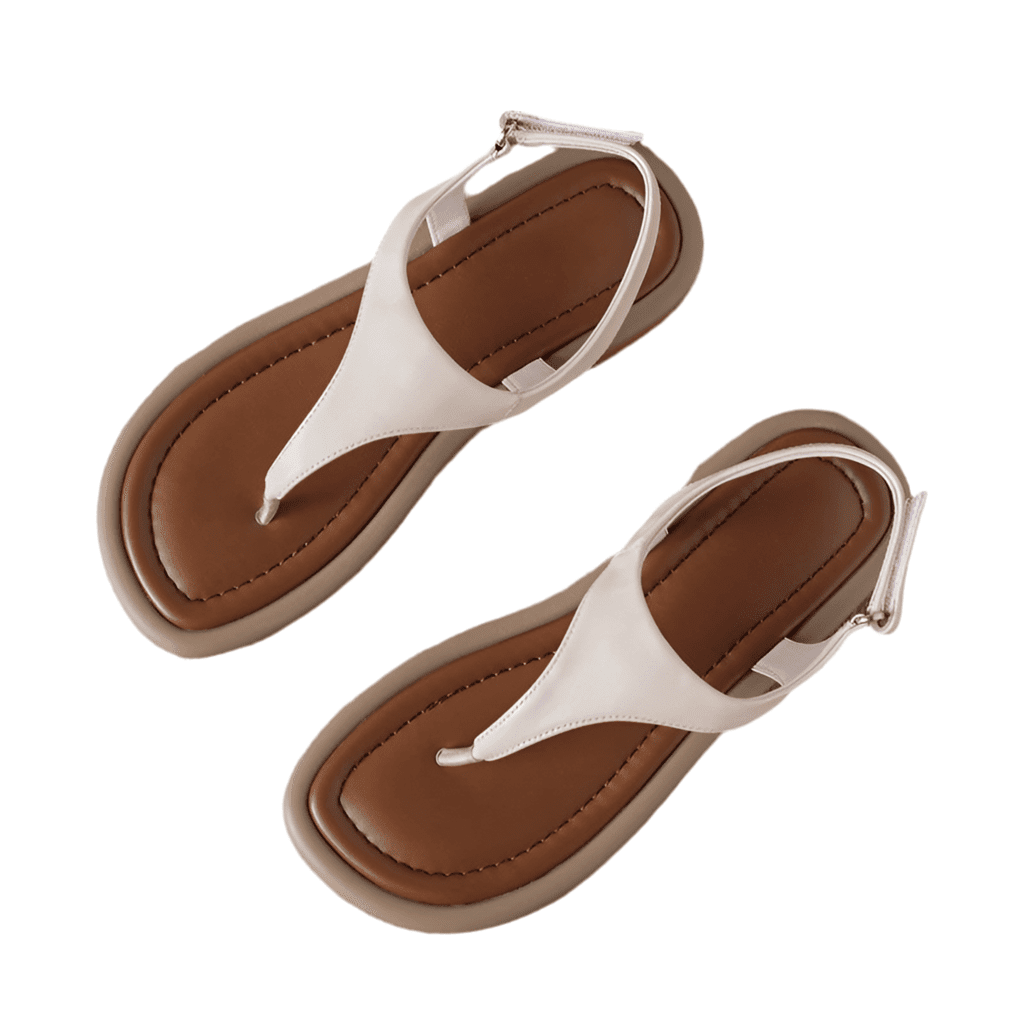 Tongs Cuir Femme élégantes - "La Aura"