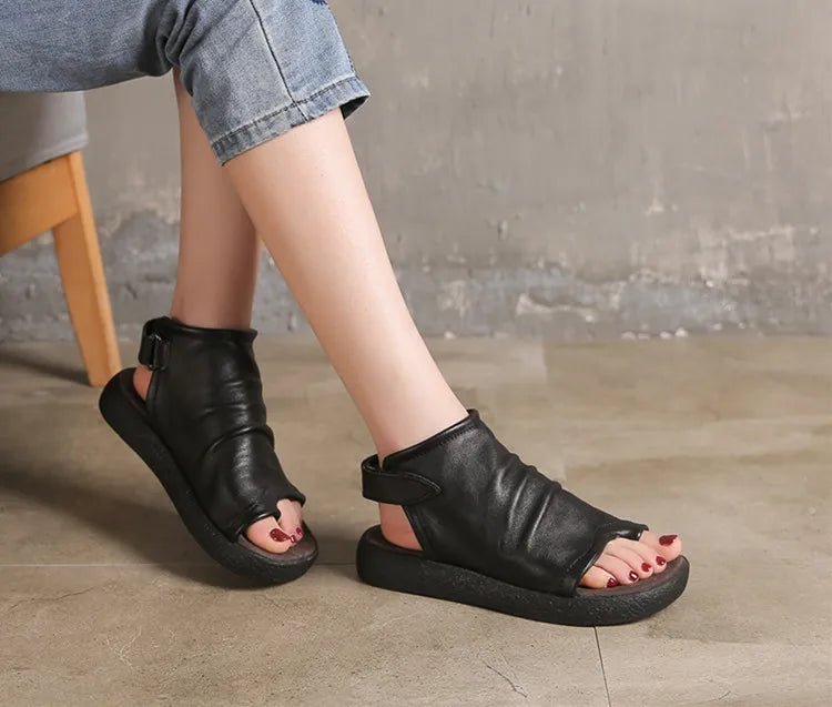 Tongs Cuir Femme élégantes "La Marina"