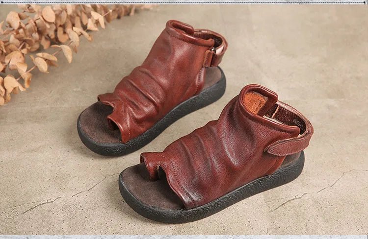 Tongs Cuir Femme élégantes "La Marina"