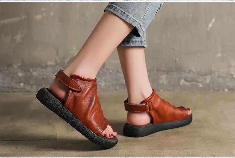 Tongs Cuir Femme élégantes "La Marina"