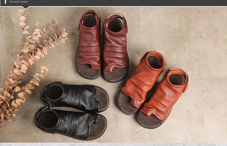 Tongs Cuir Femme élégantes "La Marina"