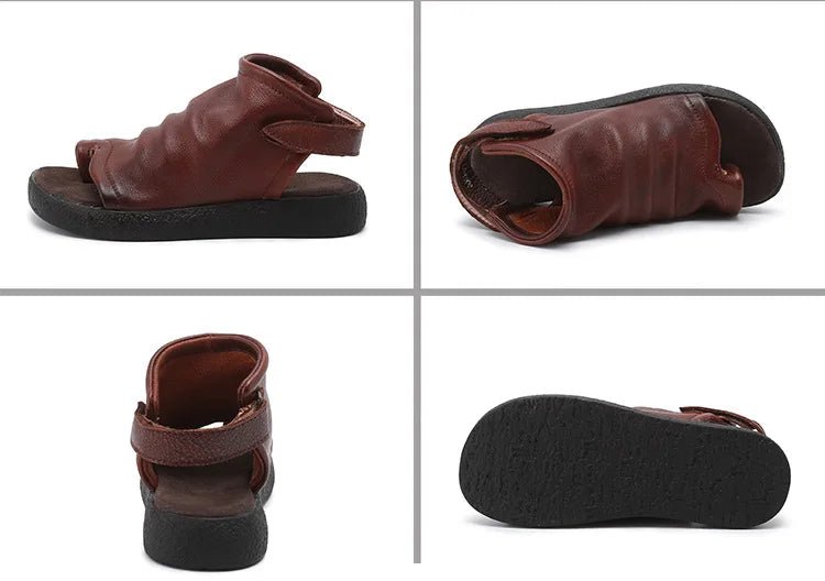 Tongs Cuir Femme élégantes "La Marina"