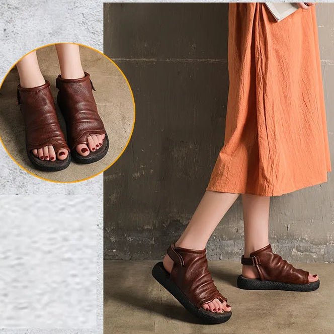 Tongs Cuir Femme élégantes "La Marina"