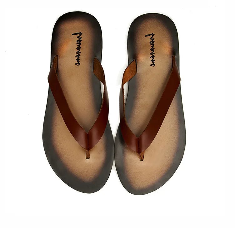 Tongs en cuir pour homme "Le Nonchalant"