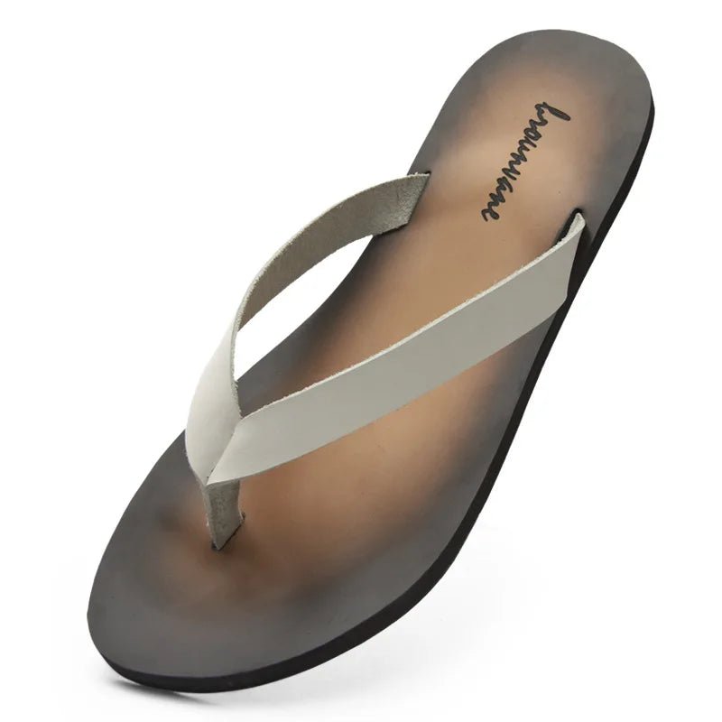 Tongs en cuir pour homme "Le Nonchalant"