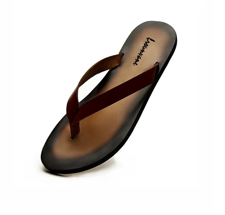 Tongs en cuir pour homme "Le Nonchalant"