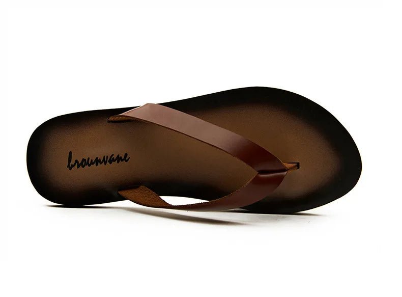 Tongs en cuir pour homme "Le Nonchalant"