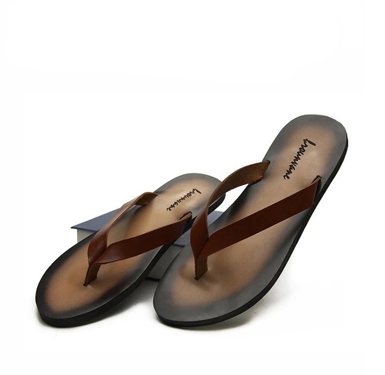 Tongs en cuir pour homme "Le Nonchalant"