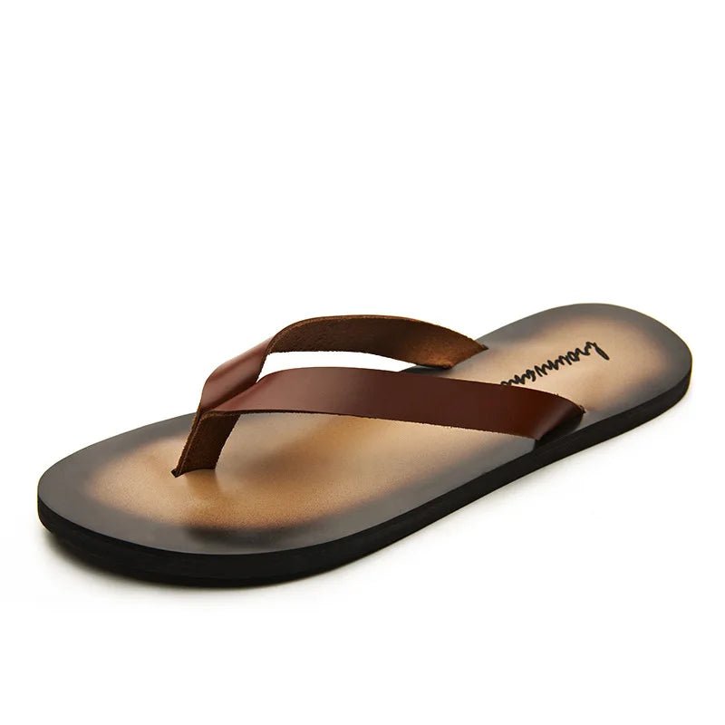Tongs en cuir pour homme "Le Nonchalant"