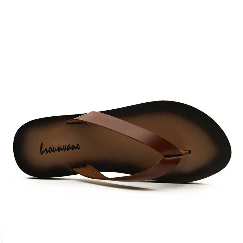 Tongs en cuir pour homme "Le Nonchalant"