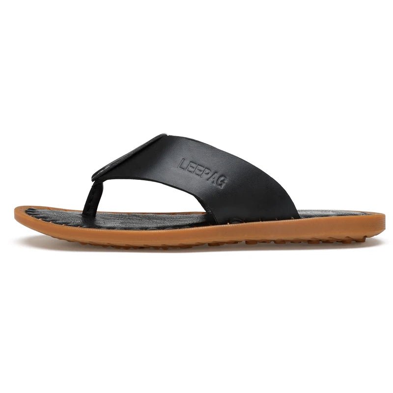 Tongs Hommes Cuir Élégantes "Le Rivage"