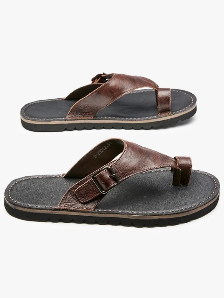 Tongs Hommes Cuir respirants "Le Héraut"