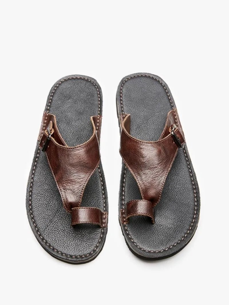 Tongs Hommes Cuir respirants "Le Héraut"