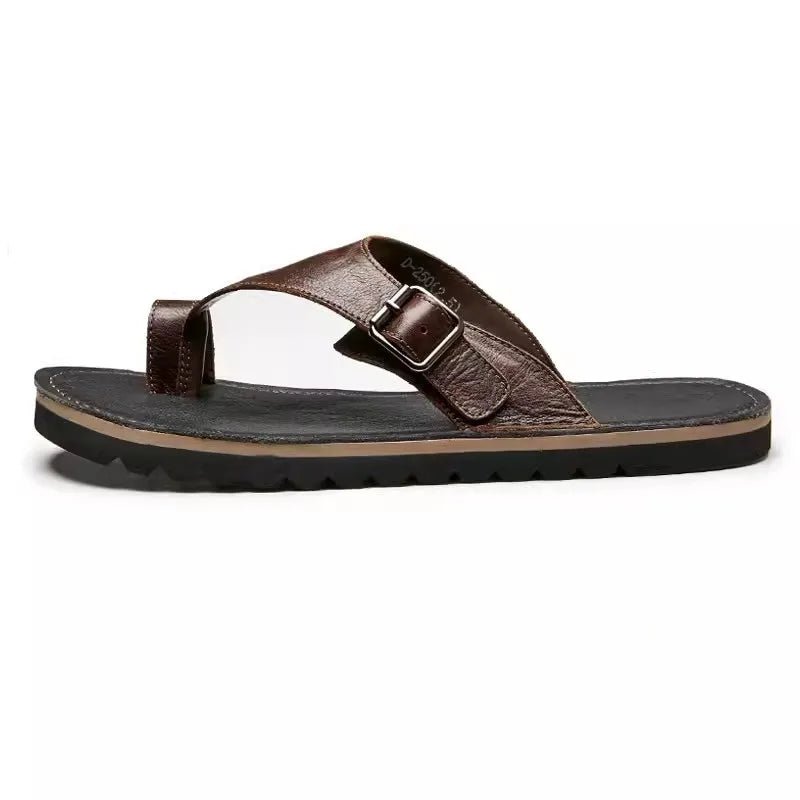 Tongs Hommes Cuir respirants "Le Héraut"
