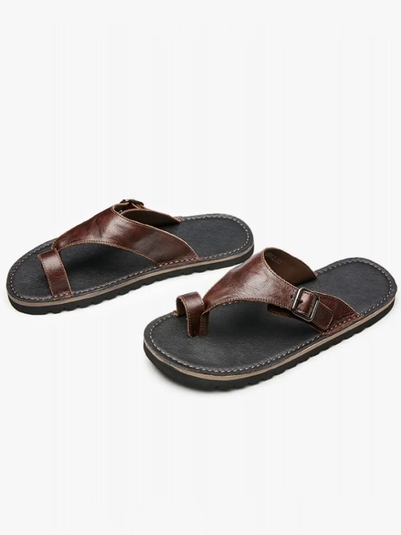 Tongs Hommes Cuir respirants "Le Héraut"