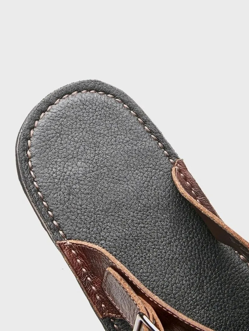 Tongs Hommes Cuir respirants "Le Héraut"