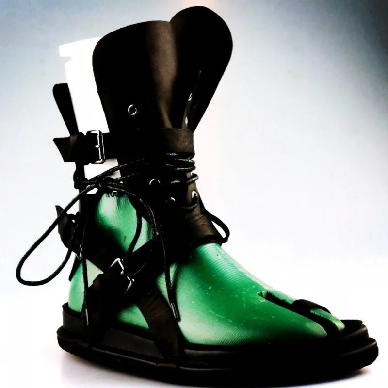 Tongs Hommes Cuir Style Gladiateur "Le Brigadier"
