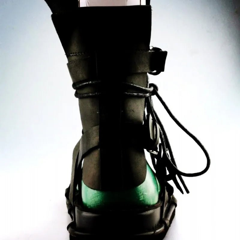 Tongs Hommes Cuir Style Gladiateur "Le Brigadier"