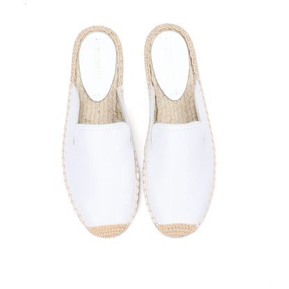 Espadrilles femme cuir "La Naturelle"