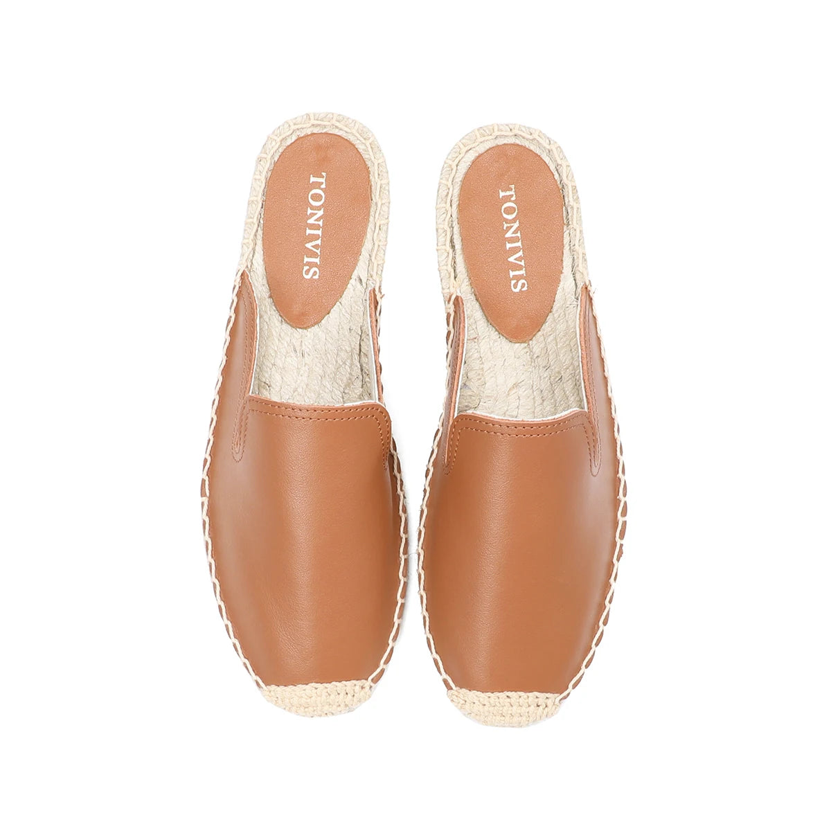 Espadrilles femme cuir "La Naturelle"