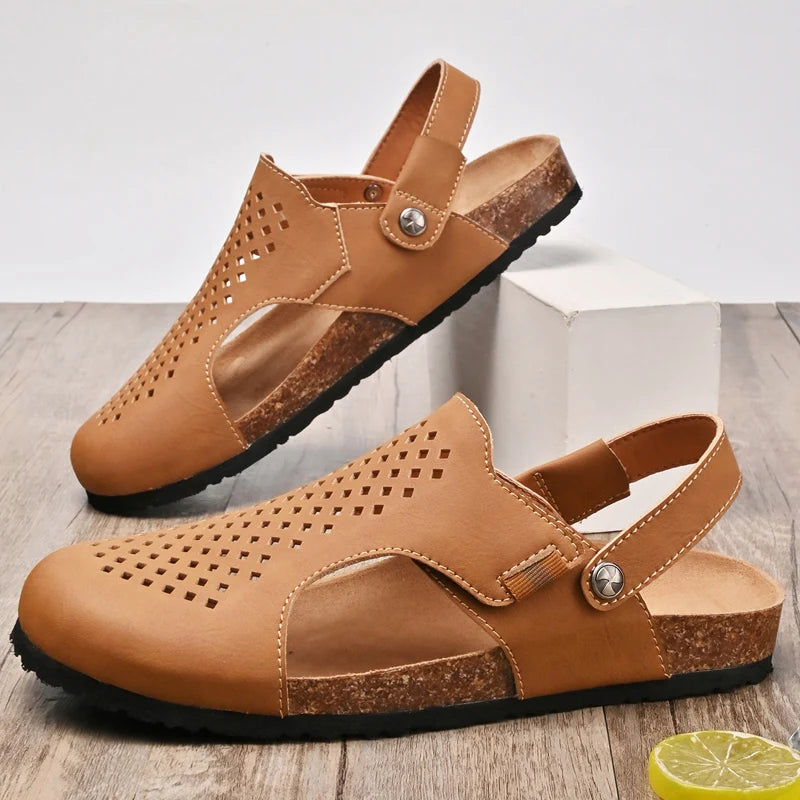 Sandales homme cuir "L'Artisan"