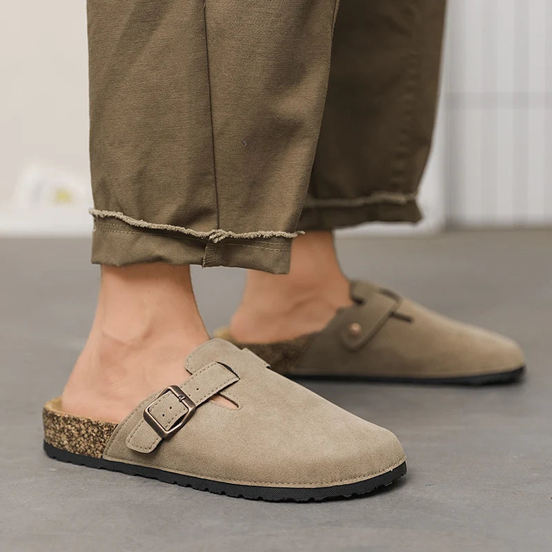 Mules en cuir pour homme "La Riviera"