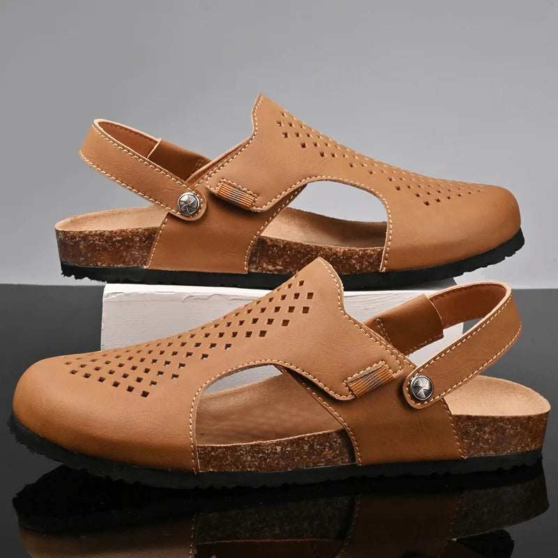 Sandales homme cuir "L'Artisan"