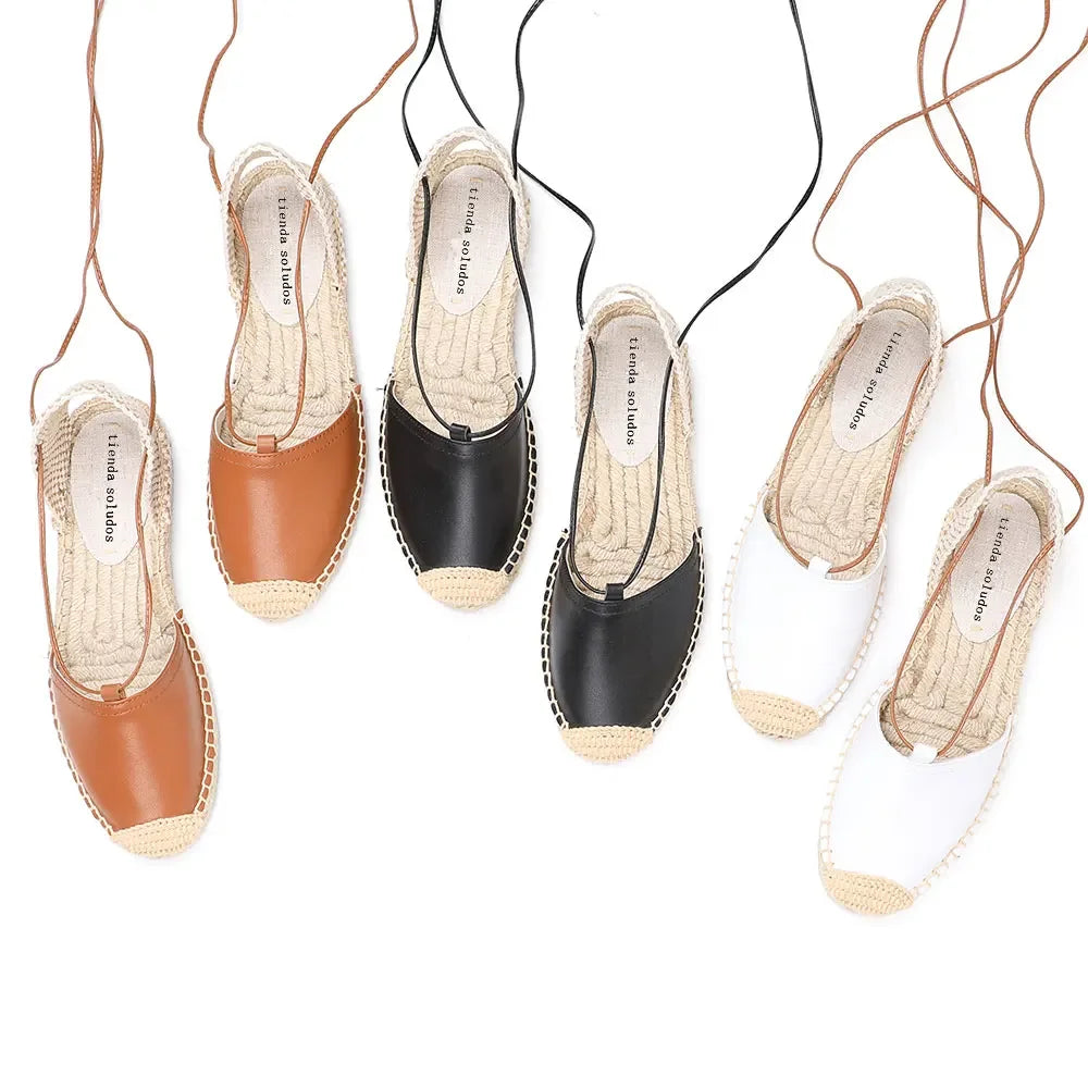 Espadrilles femme cuir "La Bohème"