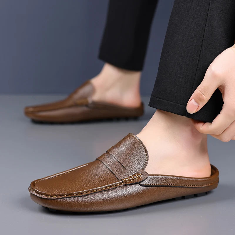 Mules en cuir pour homme "Le Farniente"