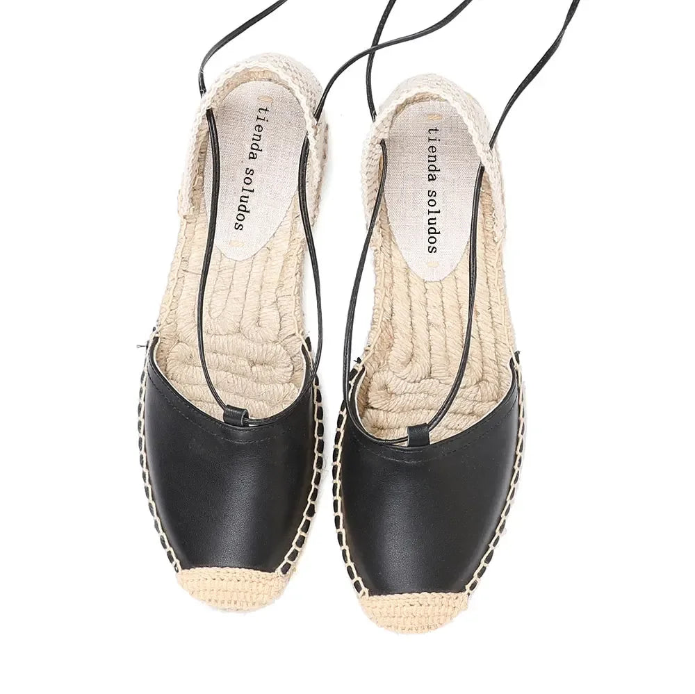 Espadrilles femme cuir "La Bohème"