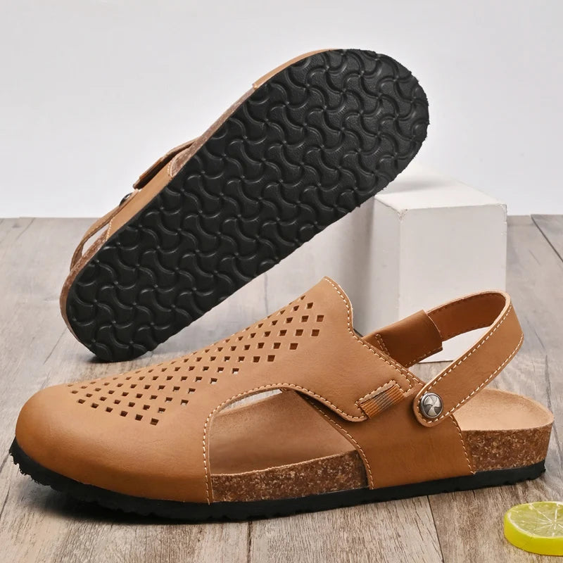 Sandales homme cuir "L'Artisan"