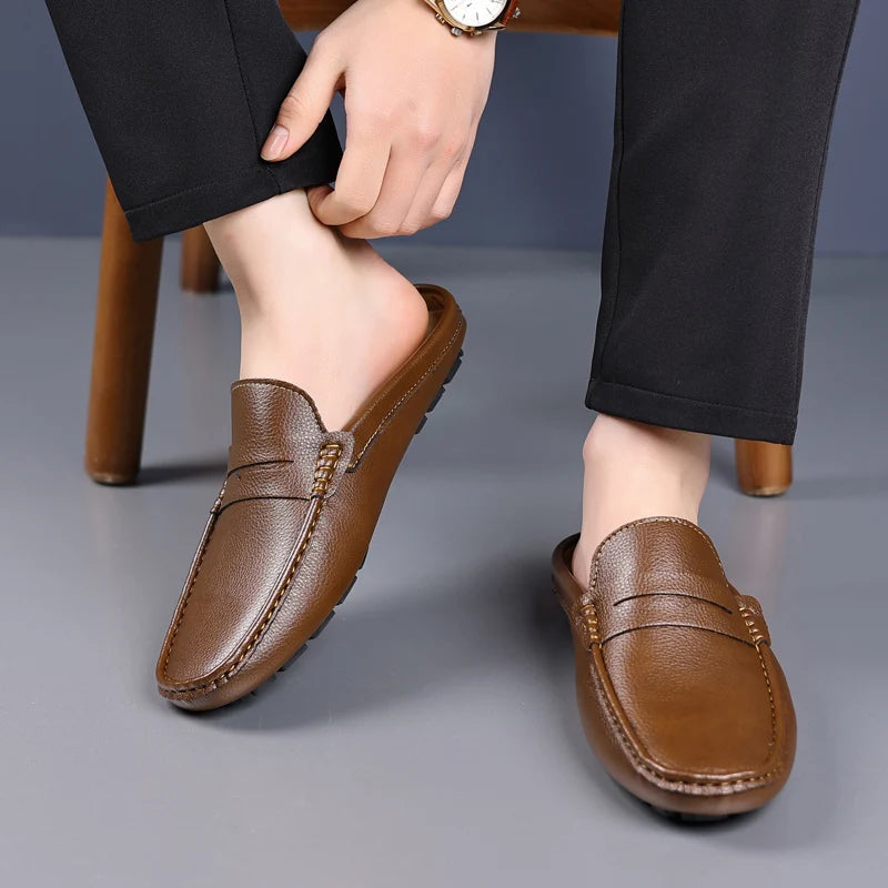 Mules en cuir pour homme "Le Farniente"