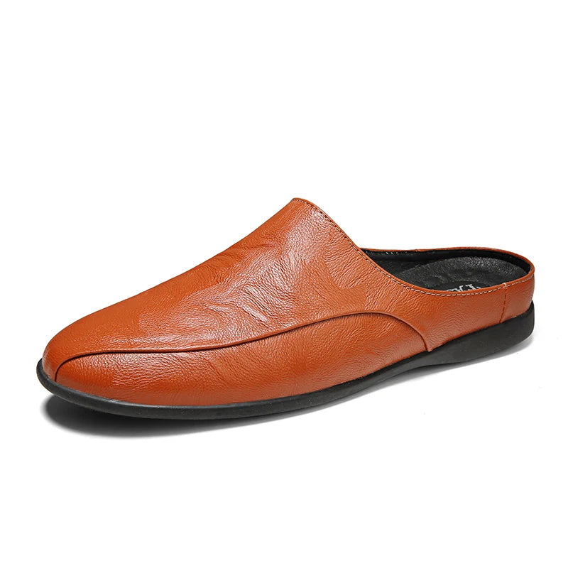 Mules cuir homme "L'Essentielle"