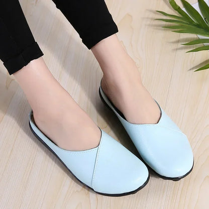 Mules femme cuir confort "La Romaine"