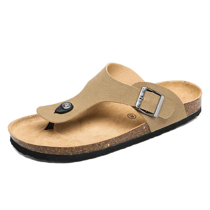 Tong cuir pour homme "Le Surfeur"