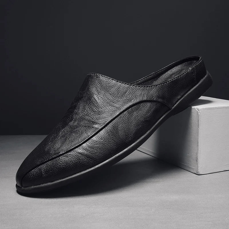 Mules cuir homme "L'Essentielle"