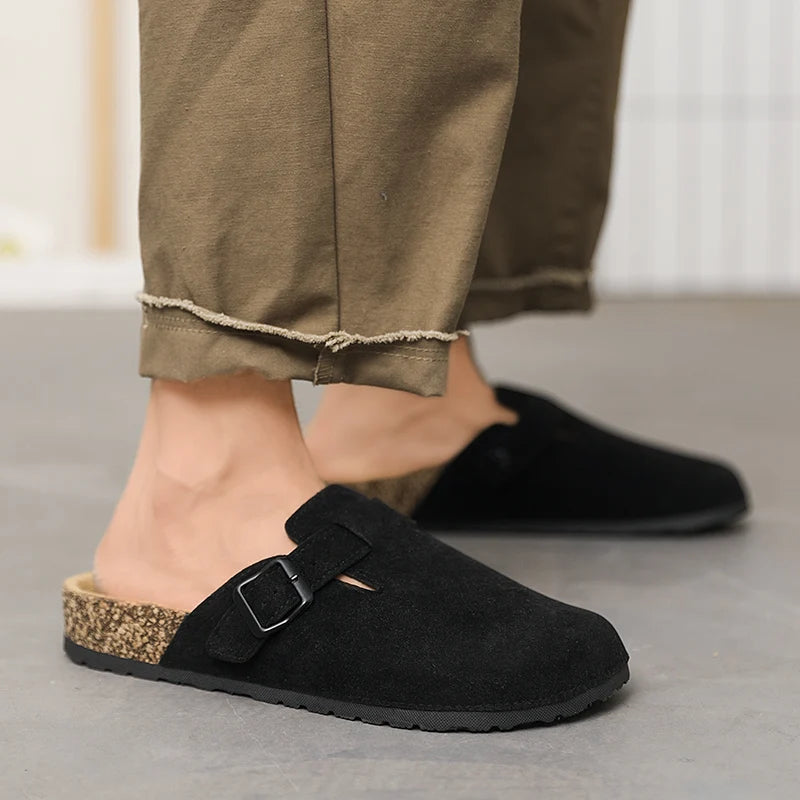 Mules en cuir pour homme "La Riviera"