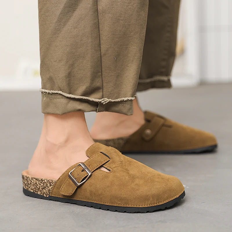 Mules en cuir pour homme "La Riviera"