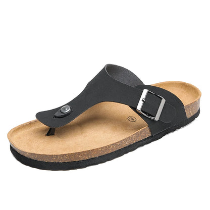 Tong cuir pour homme "Le Surfeur"