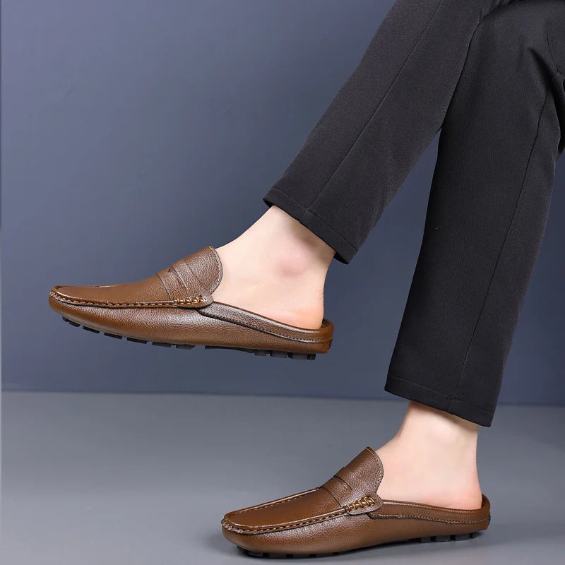 Mules en cuir pour homme "Le Farniente"