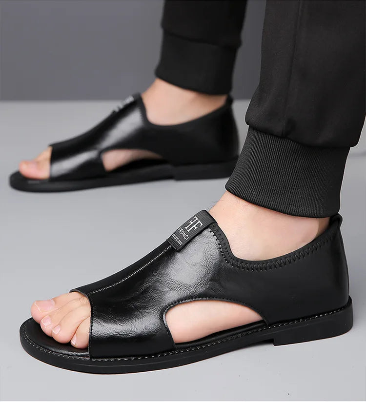 Sandales Homme en Simili Cuir "Le Spartiate"