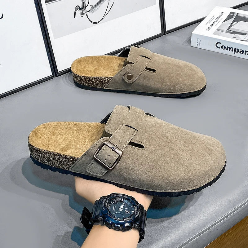 Mules en cuir pour homme "La Riviera"